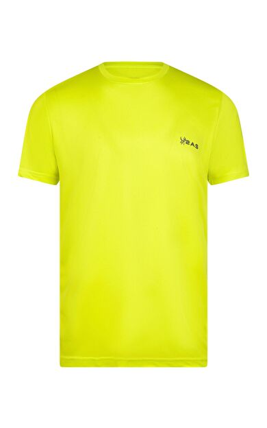 2AS Fiji Sıfır Yaka Tişört Neon Yeşili