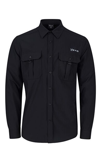 2AS Gear Erkek Gömlek Siyah