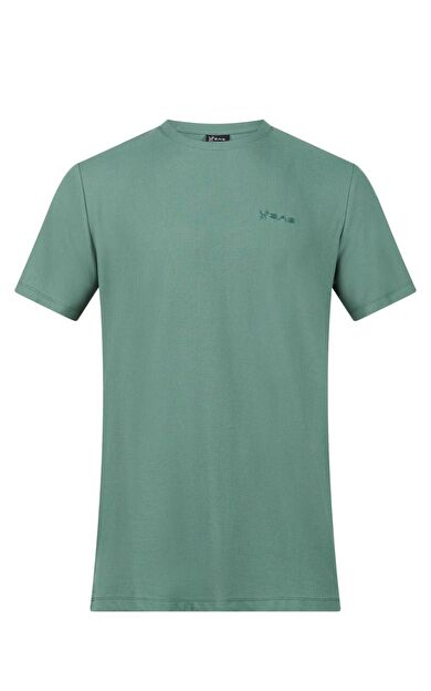 2AS Kalei Sıfır Yaka T-Shirt Yeşil