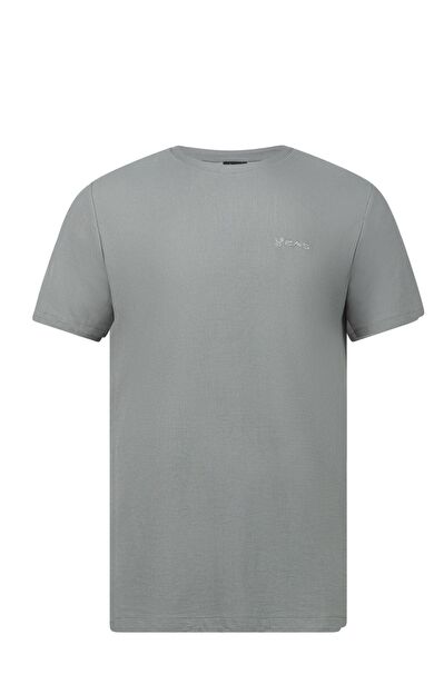 2AS Kalei Sıfır Yaka T-Shirt Antrasit