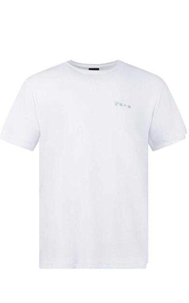 2AS Kalei Sıfır Yaka T-Shirt Beyaz