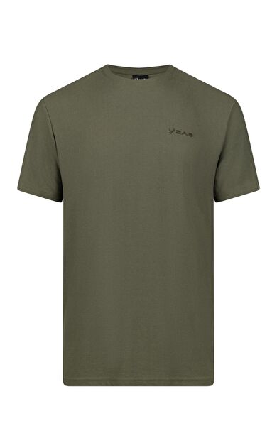 2AS Kalei Sıfır Yaka T-Shirt Haki