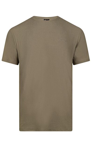 2AS Kalei Sıfır Yaka T-Shirt Toprak