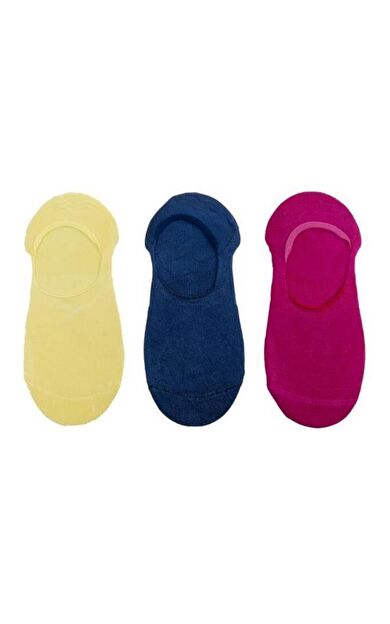 2AS Karma Renk Babet Çorap 3'lü Set
