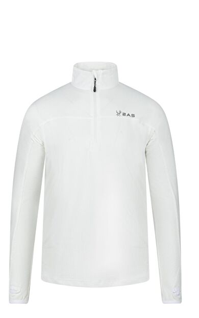 2AS Kolima Yarım Fermuarlı Sweatshirt Erkek Beyaz