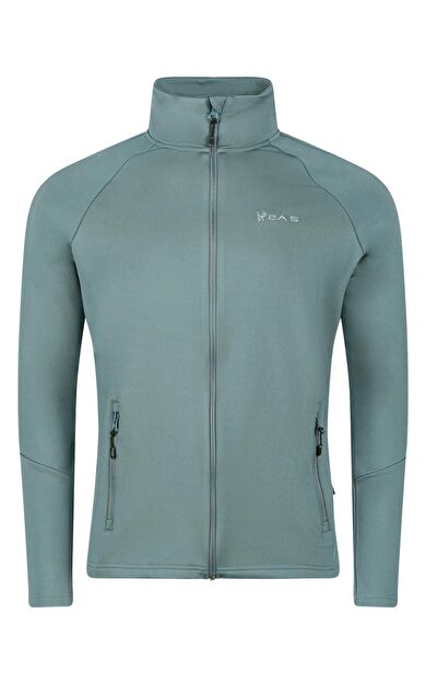 2AS Menza Tam Fermuarli Erkek Sweatshirt Gri