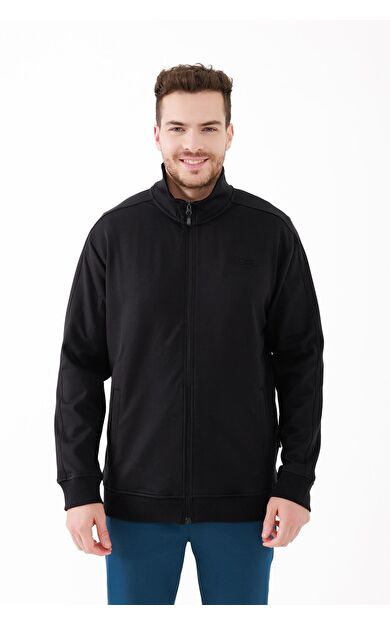 2AS Oreste Erkek İnterlok Tam Fermuarlı Sweatshirt