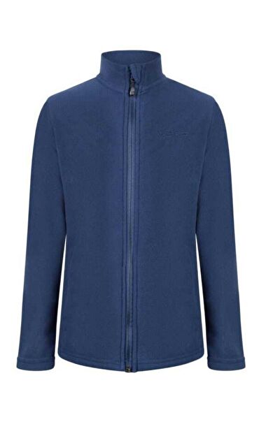 2AS Pade Tam Fermuarlı Çocuk Polar Sweatshirt Lacivert