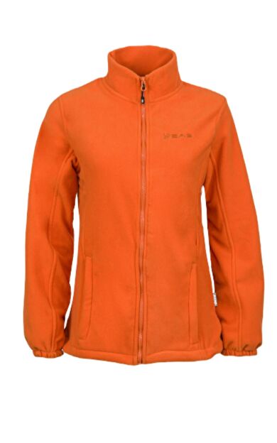 2AS Pello Tam Fermuarlı Heavy Kadın Polar Sweatshirt Turuncu