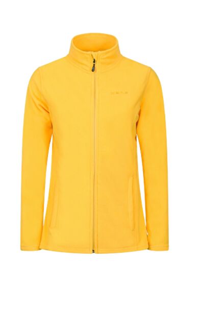 2AS Peridot Tam Fermuarlı Kadın Polar Sweatshirt Sarı