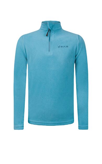 2AS Potra Yarım Fermuarlı Çocuk Polar Sweatshirt Açık Mavi