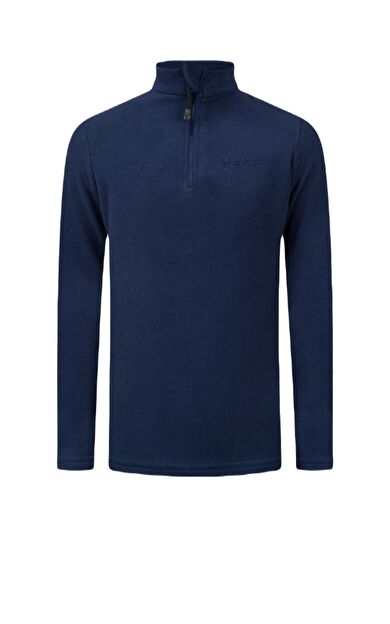 2AS Potra Yarım Fermuarlı Çocuk Polar Sweatshirt Lacivert