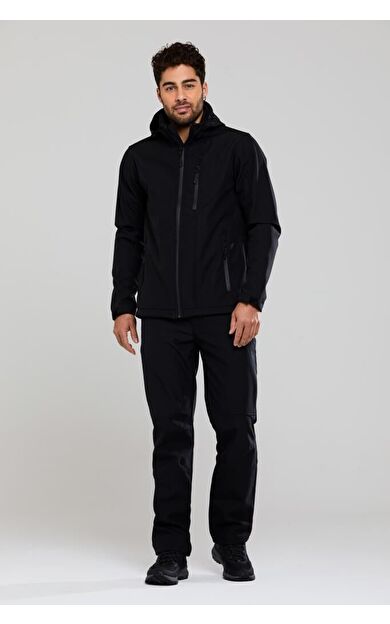 2AS Salah Erkek Softshell Pantolon Siyah