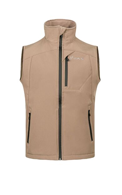2AS SAMANA Softshell Unisex Yelek Açık Kahverengi