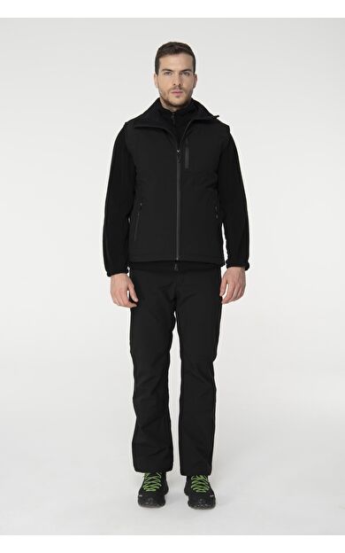 2AS SAMANA Softshell Unisex Yelek Siyah
