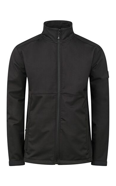 2AS Samuel Erkek Softshell Kareli Ceket Siyah