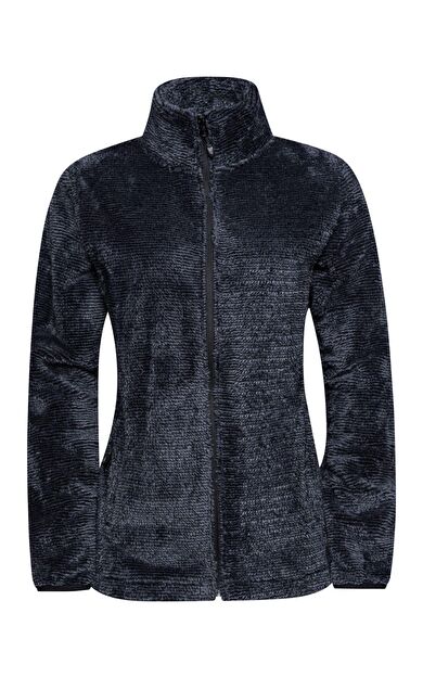 2AS Sofia Kadın Tam Fermuarlı Çizgili Polar 2ASSOFWFBFW240924