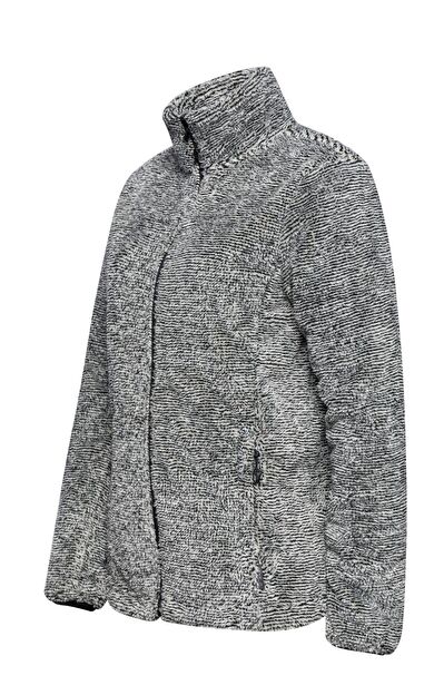 2AS Sofia Kadın Tam Fermuarlı Çizgili Polar 2ASSOFWFBFW24KMK