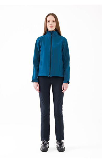 2AS Splint Kadın Softshell Mont Petrol