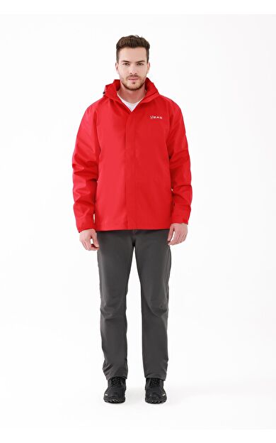 2AS Tipas III Erkek Yağmurluk Mont Kırmızı