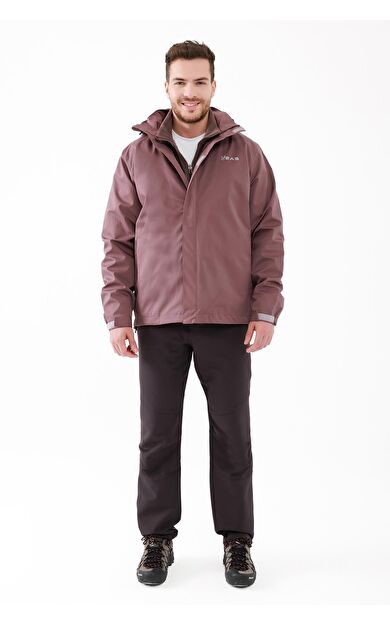 2AS Tipas III Erkek Yağmurluk Mont Mürdüm