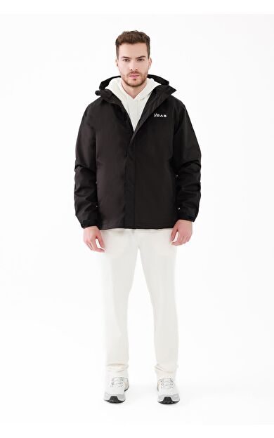 2AS Tipas III Erkek Yağmurluk Mont Siyah