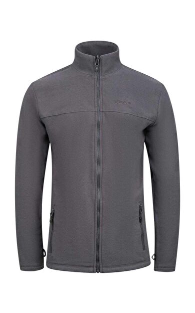 2as Utah Erkek Tam Fermuarlı Polar Antrasit