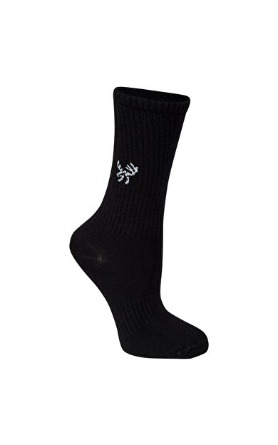 2AS Uzun Bambu Spor Çorap Siyah