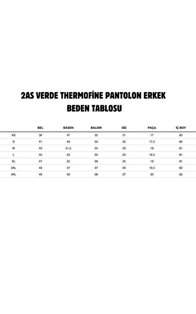 2AS Verde Thermofıne Erkek Pantolon Antrasit