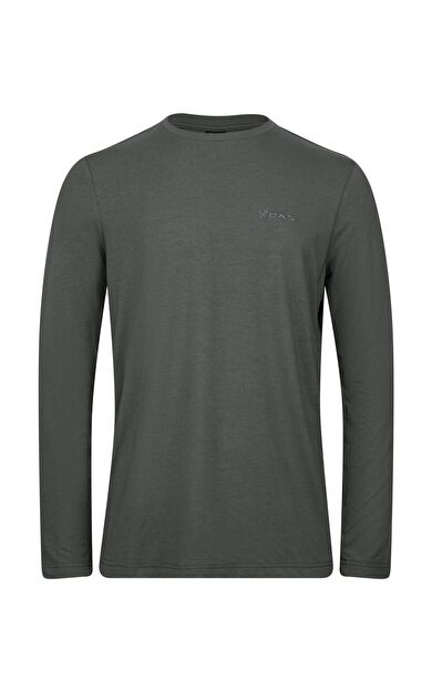 2AS Vernon Erkek Uzun Kol Viloft T-Shirt Antrasit