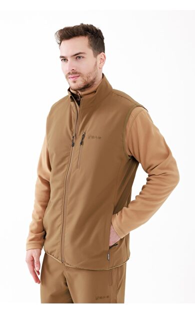 2AS Wayne Merino Yünlü Unisex Yelek Kahve