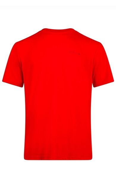 2AS Winson  Erkek Viloft Sıfır Yaka T-Shirt Kırmızı