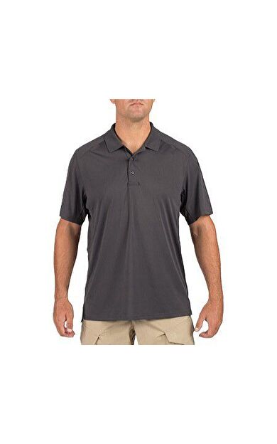 5.11 CHARCOAL S/S HELIOS POLO T-SHIRT