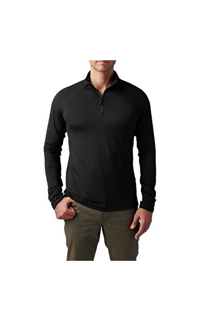 5.11 STRATOS 1/4 KISA FERMUAR SWEAT SIYAH