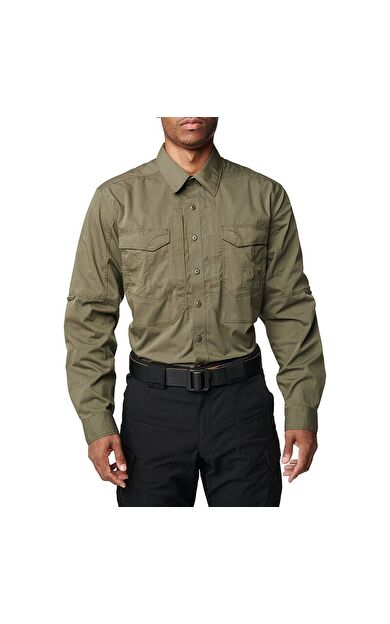 5.11 STRYKE SHIRT KOYU YESIL GOMLE