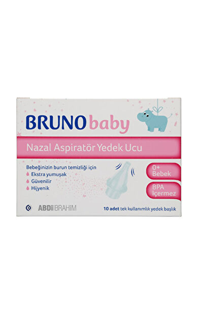 Bruno Baby Nazal Aspiratör Yedek Ucu 10 Adet