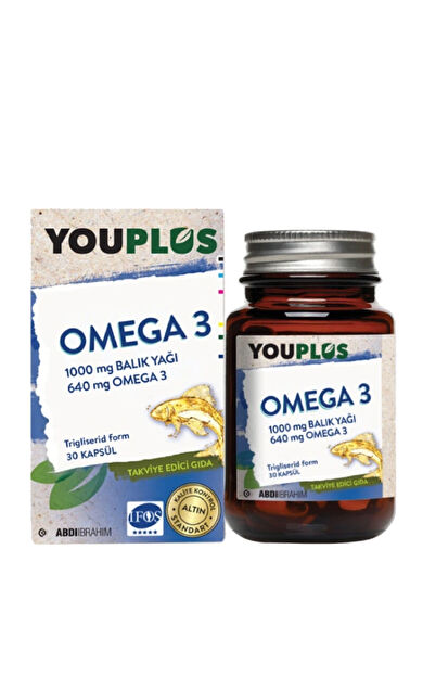 YouPlus Daily 1000 mg Omega-3 30 Kapsül