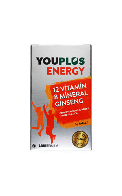 Youplus Energy Vitamin ve Mineral Kompleksi 30 Tablet