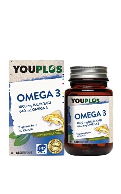 Youplus Omega 3 1000 Mg 30 Kapsül