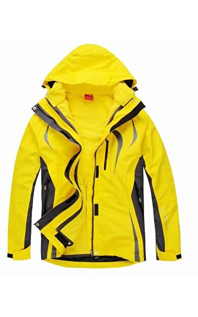 A&amp;C 3 In 1 Kadın Ceket-KIRMIZI