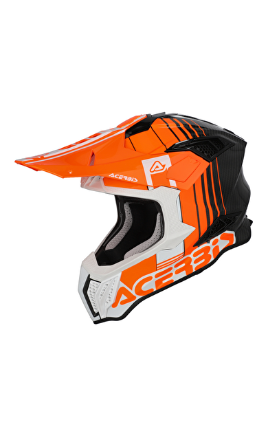 Acerbis Airstrike-C Kask Turuncu Beyaz