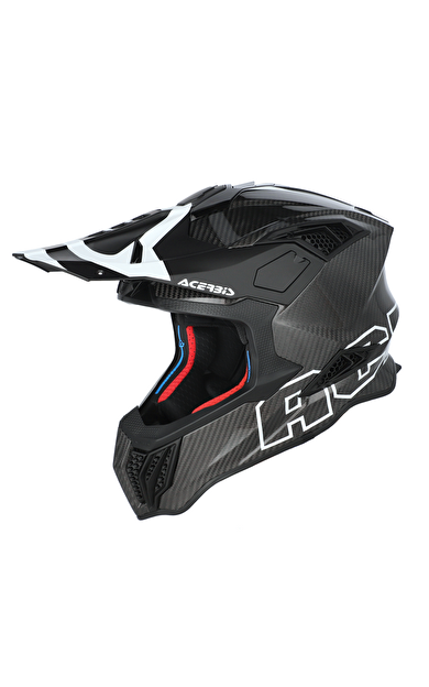 Acerbis Airstrike-C Kask Siyah Beyaz