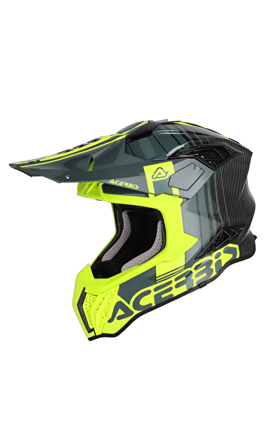 Acerbis Airstrike-C Kask Siyah Sarı