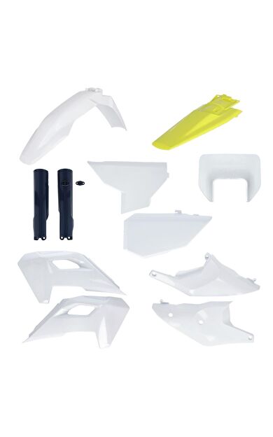 Acerbis Husqvarna Te Fe 24-25 Full Grenaj Set Beyaz Sarı