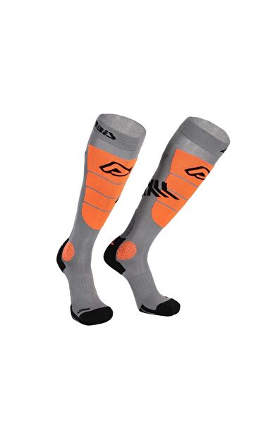 Acerbis Impact Vented Çorap Gri Turuncu