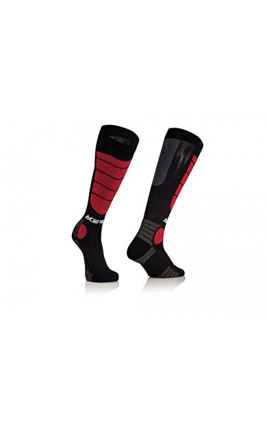 Acerbis Mx Impact Çorap Siyah Kırmızı