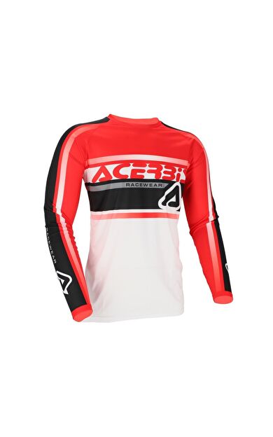 Acerbis Mx Lınear Lugo Jersey Kırmızı Beyaz
