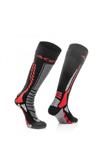 Acerbis Mx Pro Çorap Siyah Kırmızı