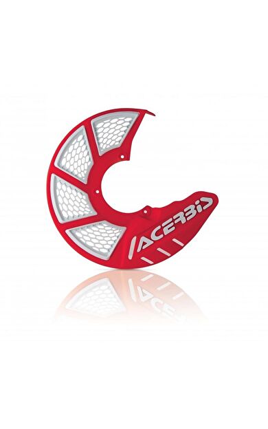 Acerbis Ön Disk Koruma Plastiği Kırmızı Beyaz