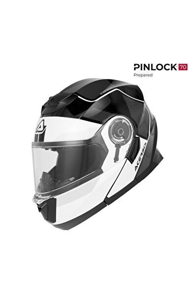 Acerbis Serel 22-06 Kask Siyah Beyaz